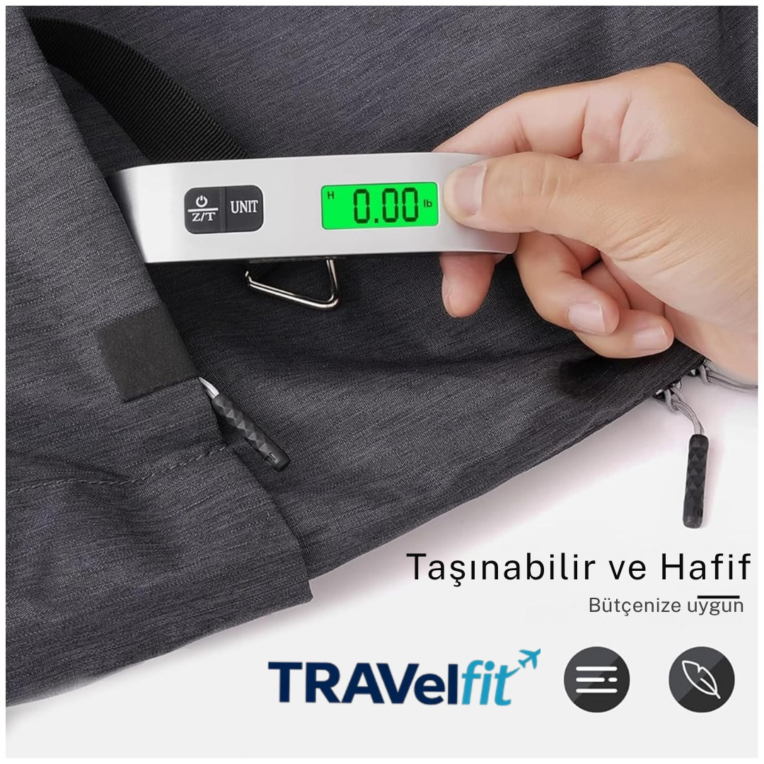 TRAVelfit Taşınabilir Dijital Bagaj Terazisi